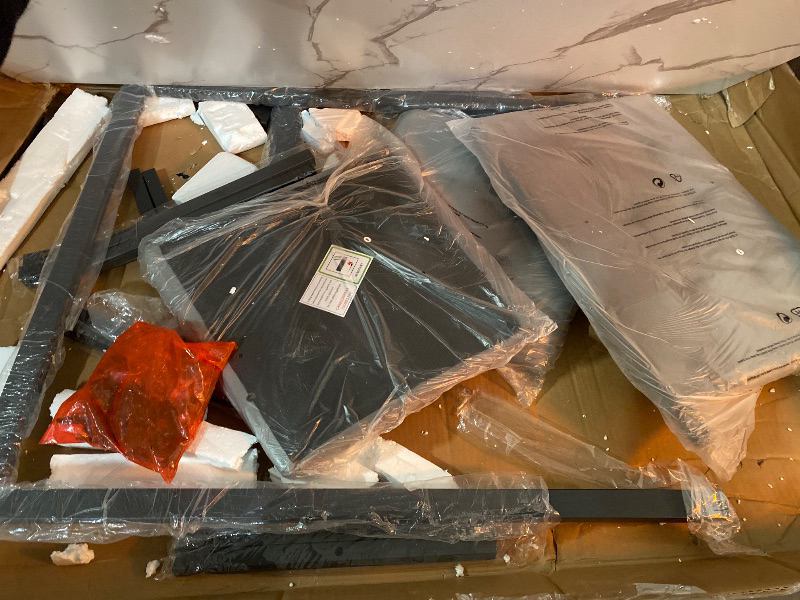 Photo 1 of Solid Wood Dining Table Set for 4, Marble Design Kitchen Table Chairs Set of 4, 5 Piece Space-Saving Dining Room Table Set for Apartment, Venatino White Marble& Black