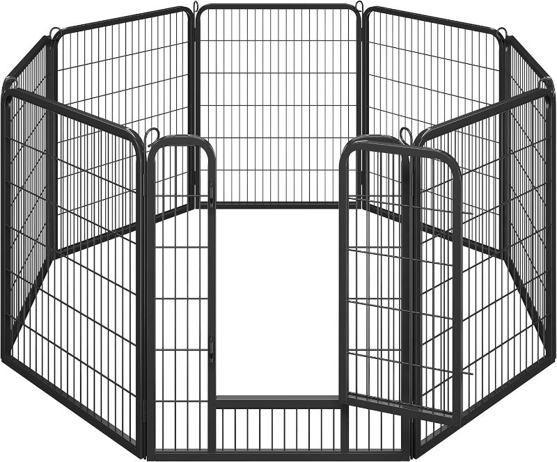 Photo 1 of 40in x 21ft Decorative Garden Fence Rustproof Folding Fencing Landscape Patio Flower Bed Animal Barrier Border for Dog Outdoor Fences Black