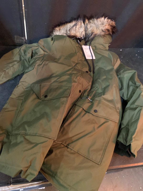 Photo 1 of M Winter Parka Jackets for Women,Thickened Ladies Puffer Jacket with Faux Fur Lined, Warm, Hooded Womens Winter Coats