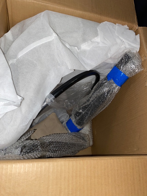 Photo 1 of MINCETA Counter Stool,26\" 360 Free Swivel Upholstered Bar Stool with Back,PU in Dark Gray