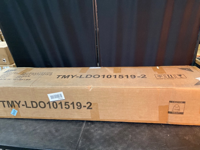 Photo 1 of Full Bed Frame with Ottoman Storage, Linen Upholstered Platform Bed Frame with Headboard & Footboard, Solid Wood Slat Support, No Box Spring Needed