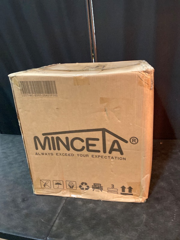 Photo 1 of Bar Stool, PU Leather Barstool, 26 Inch Upholstered Counter Stool with Low Tufted Back and Footrest, Swivel Counter Height Barstool for Kitchen Island Home Bar White