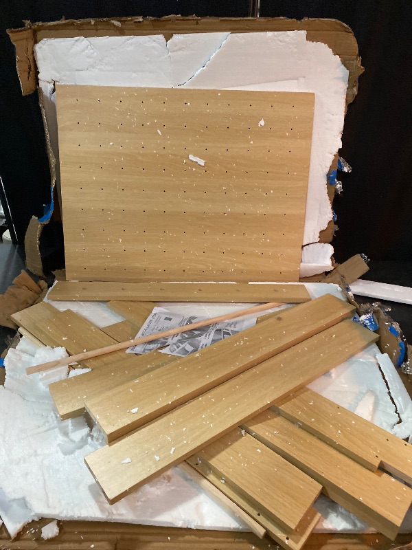 Photo 1 of Behind The Door Bookshelf Wall Mount, Wooden Bookshelf, Space-Saving Hidden Storage Behind Door with Perforated Board, Toy Storage for Living Room White 15.7 * 3.9 * 70.1in