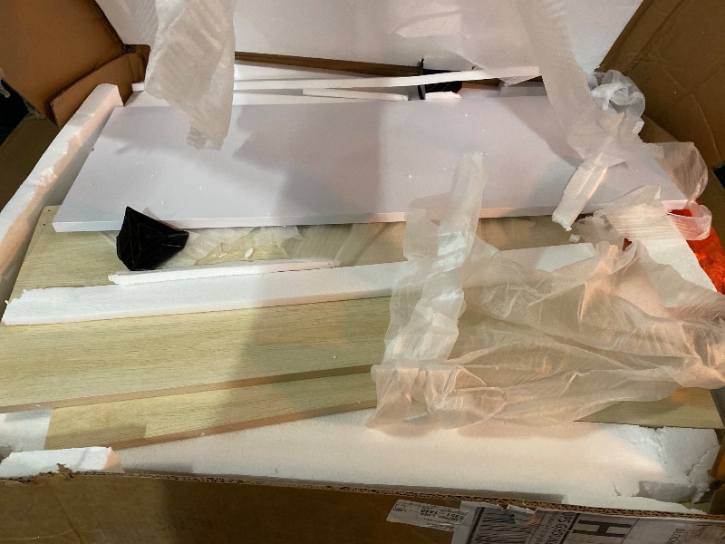 Photo 1 of Foldable Dining Table Set for 4,Folding Dining Table with 4 Leather Chairs & Storage,Drop Leaf Dinner Table with 6 Wheels,Folding Kitchen Table and Chairs Set for Small Spaces, Beige