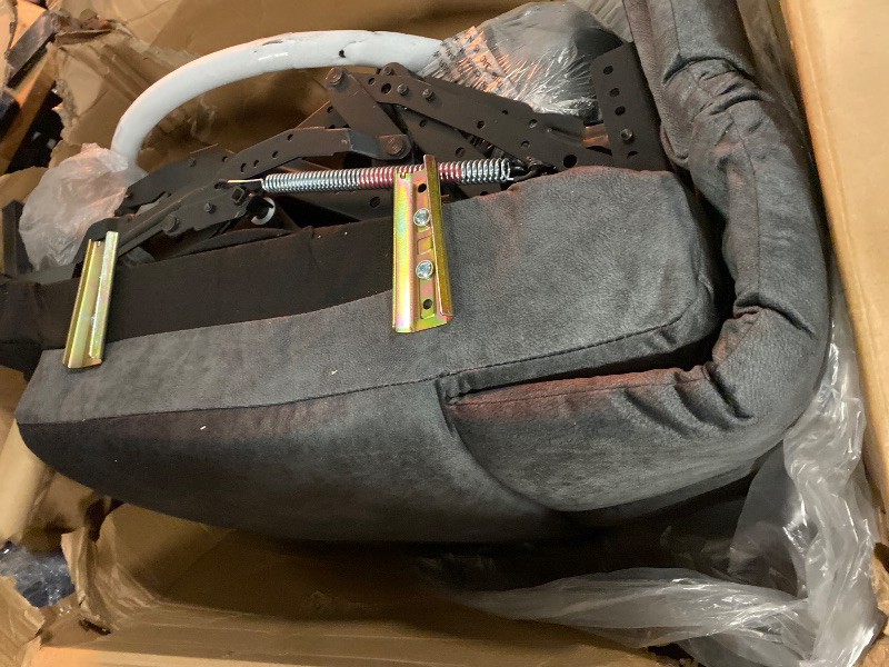 Photo 1 of Modern Oversized Power Reclining Chair with USB Ports, Electric Recliner, Comfortable Lounge Couch for Living Room, Office, Bedroom, Dark Grey