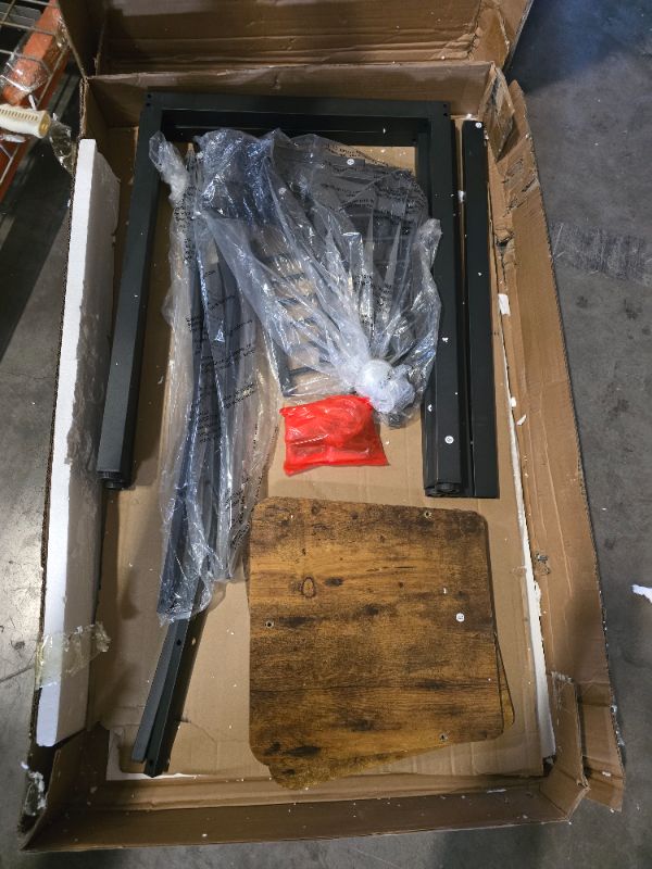 Photo 1 of 3 Piece Dining Table Set for 2, Small Kitchen Table Set for 2 with Chairs,Wood Breakfast Nook Table and Chairs Set of 2,Dinette Set for Small Space,Dining Room,Apartment, Brown