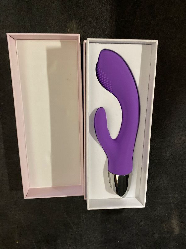 Photo 2 of Adult Tools for Woman Dual Stimulation Rabbit Womens Toys Set 6 Modes Soft Silicone Travel Essentials Adult Toys for Woman Fun Gifts for Women and Your Girl Lady