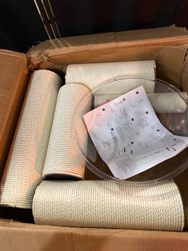 Photo 1 of Adjustable Floor to Ceiling Cat Tree | Modern Cat Tower for Large Cats