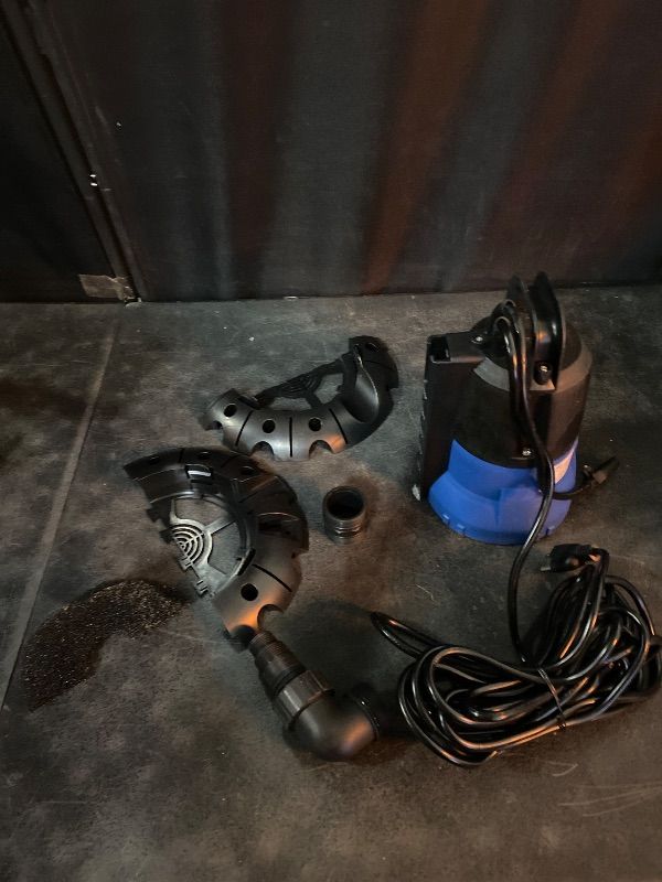 Photo 1 of 1/2 HP Automatic Pool Cover Pump 3148 GPH Submersible Sump Pump Inground & Above Ground, Heavy Duty Water Pump with 25 Feet Power Cord for Swimming Pool Garden Pond Basement Window Well