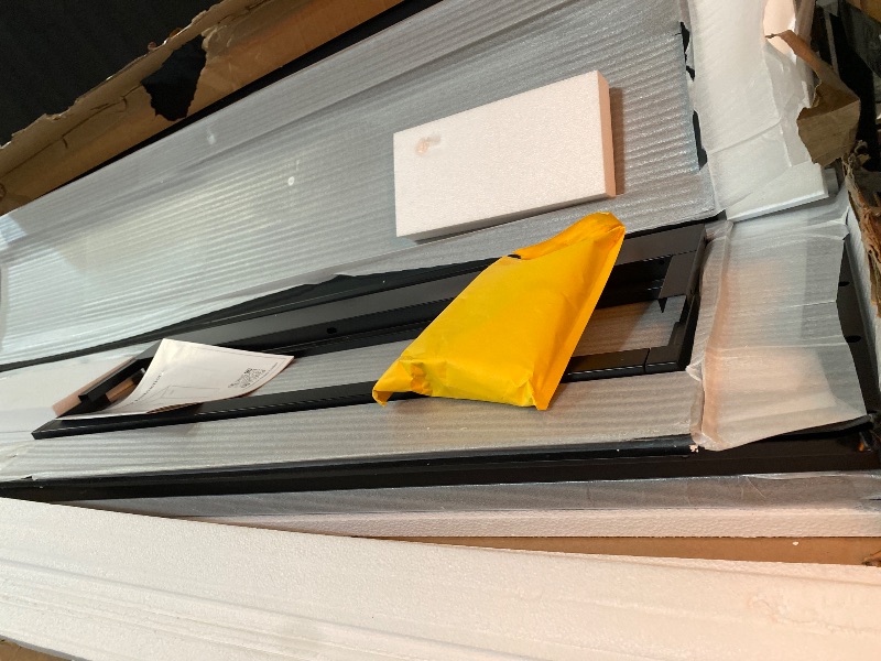 Photo 1 of Metal Garage Storage Cabinets, Lockable Broom Closet Storage Cabinet with Doors and Shelves, Utility Cabinets for Storage Locker, Black