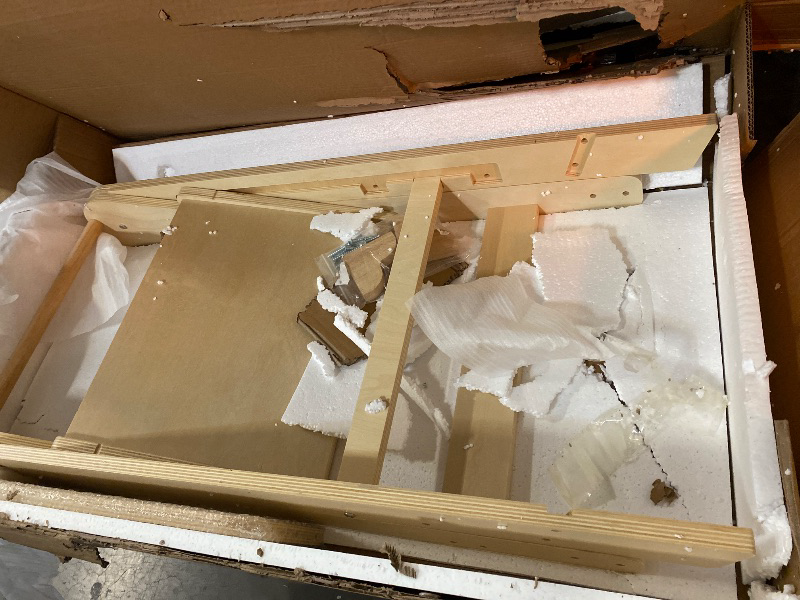 Photo 1 of Foldable Toddler Kitchen Tower, Kids Learning Standing Tower Collapsible Toddler Montessori Kitchen Stools Beige