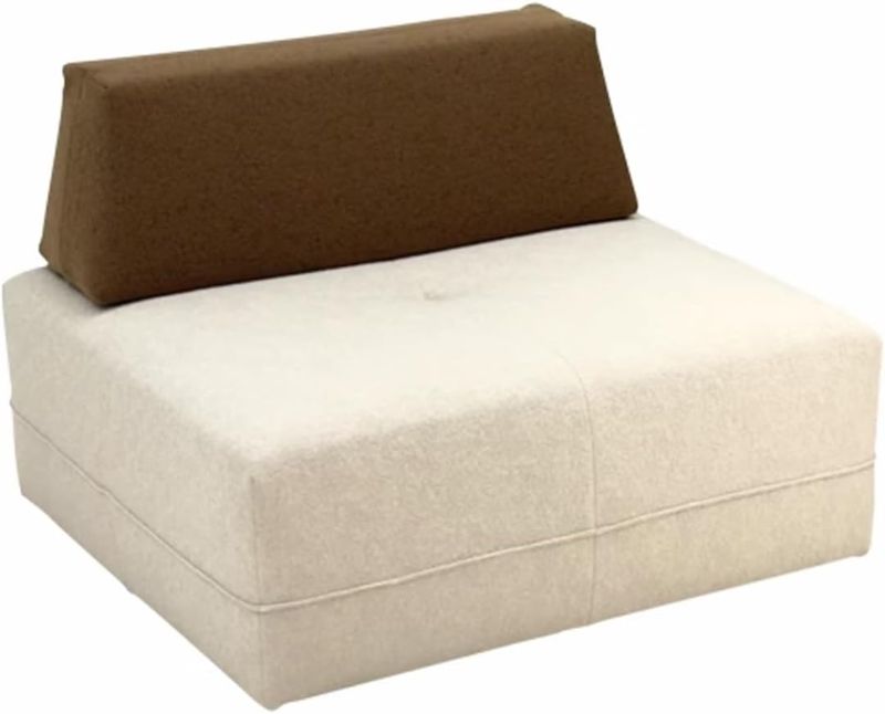 Photo 1 of YUEZAI Sofa-in-a-Box, Comfortable Memory Foam Sofa, Modern Sofa,No Installation & Easy to Transport, Couch for Living Room, Bedroom, Apartment, Home Office,(Beige)