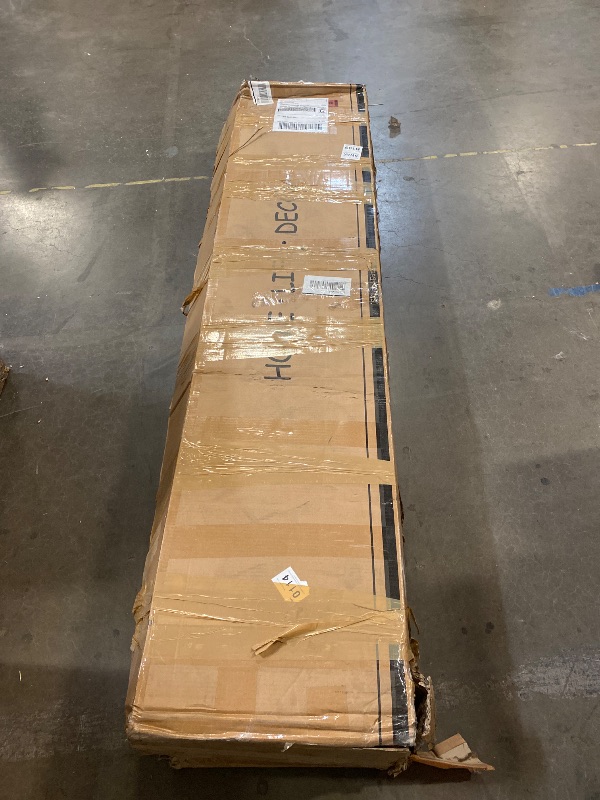 Photo 1 of  Twin Loft Bed with Desk & 8 Storage Drawers Tall Dresser, Metal Loft Bed with LED Lights & Charging Station, 2-Tier Storage Shelves, Stable & Sturdy, Noise Free, Rustic Brown and Black