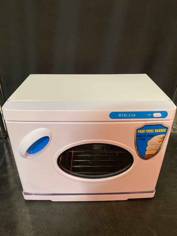 Photo 1 of Hot Towel Warmer Cabinet 23L Large Capacity with Window|Stainless Steel Interior with Dual Racks, Face Towel Warmer for Bathroom, Heating Cabinet for Salon, Spa Room Essentials & Spa Equipment