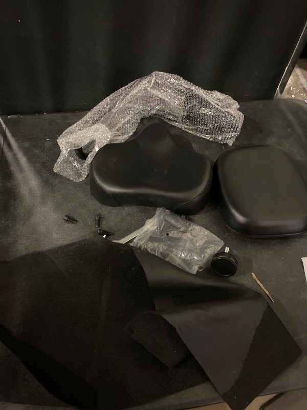 Photo 1 of Bike Seat with Backrest, Oversized Comfortable Ergonomic Design Bicycle Saddle for Men and Women Adjustable Height Bike Saddle for Tricycle City Bike Commuter Bike Electric Bike