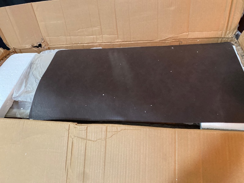 Photo 1 of Electric Standing Desk 63 x 30'', Ergonomically Curved Desktop with Outlet, Lockable Casters, 4 Memory Keys, Easy to Set Home Office Desk, Khaki Top, White Frame, Green Privacy Panel