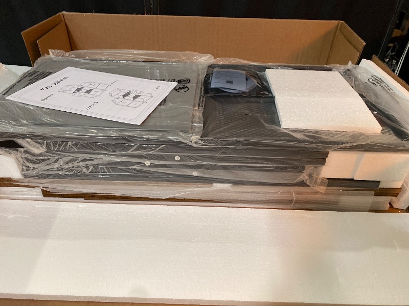 Photo 1 of 35.4” File Cabinet, Filing Cabinet fits Letter/A4 Size, 2 Drawe File Cabinets for Home Office with Power Strip, LED Lights, Lock, Open Shelf, Black