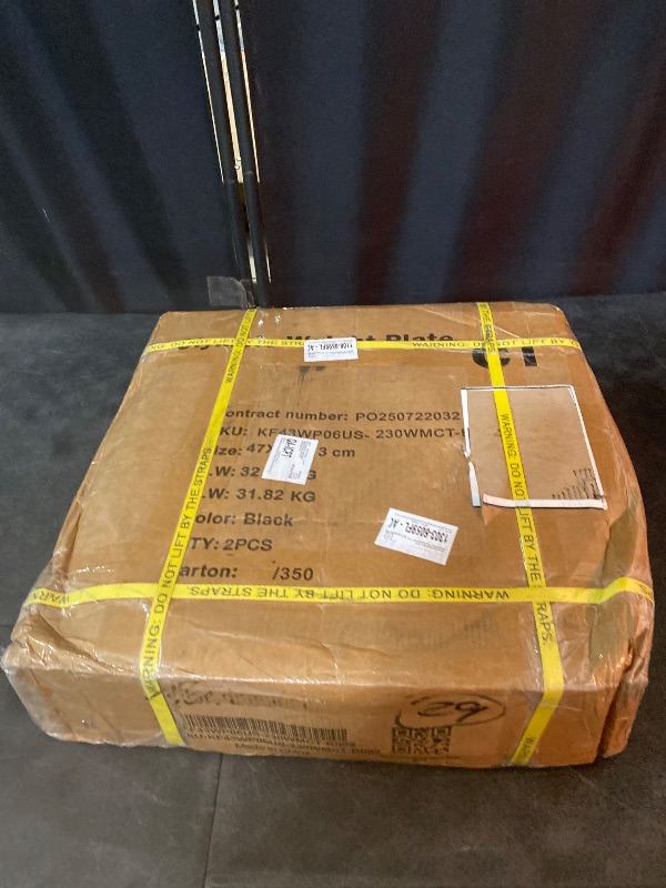 Photo 1 of Mikolo Olympic Bumper Plates & Barbell Plates 2-Inch Weight Plate Set - Steel Insert, Low-Bounce & Quiet for Home Gym Strength Training (Weights: 45 * 2-230LB)