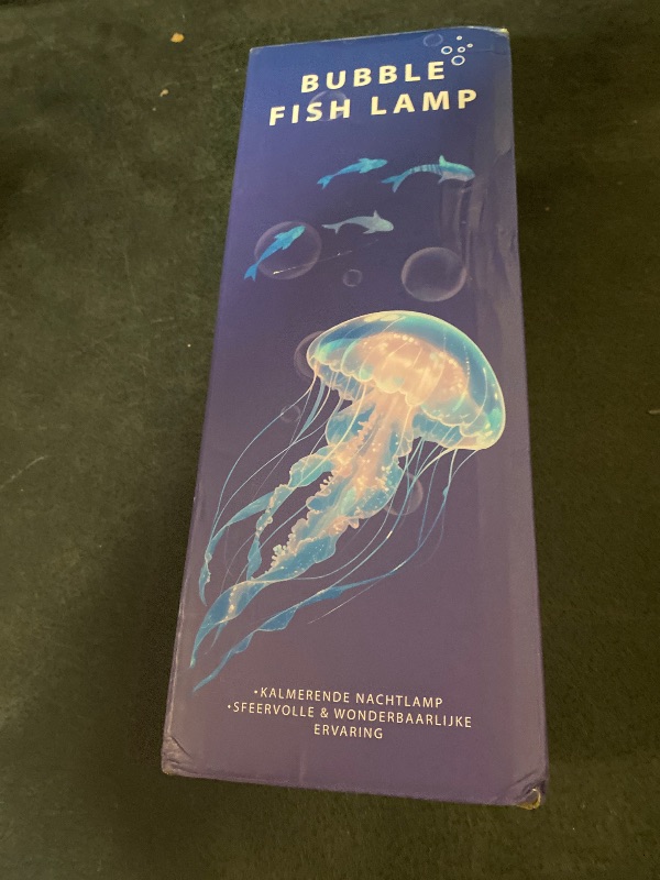 Photo 1 of Electric Jellyfish Lamp 16 Color Changing Lights with USB and Remote Control, Jellyfish Tank Mood Light for Relax Home Office Room Desk Decor, Gift for Kids Men Women