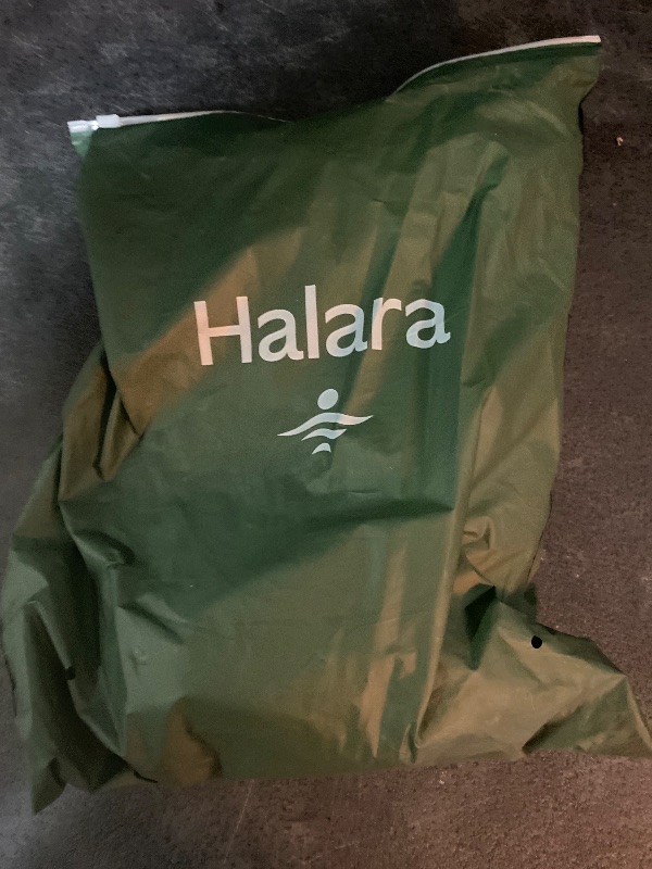 Photo 1 of L Halara Flex Asymmetric Low Rise Zipper Pockets Baggy Wide Leg Washed Casual JeansLight Azure Denim