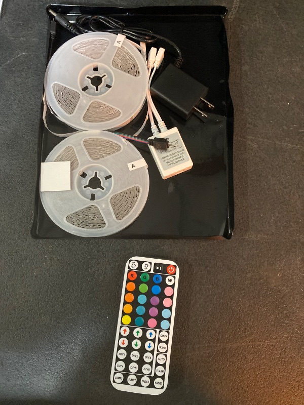 Photo 1 of LED Strip Lights 100ft, Smart Lighting with App Remote Control, RGB LED Lights for Bedroom, Music Sync Color Changing for Room Home Decor Party (2 Roll)