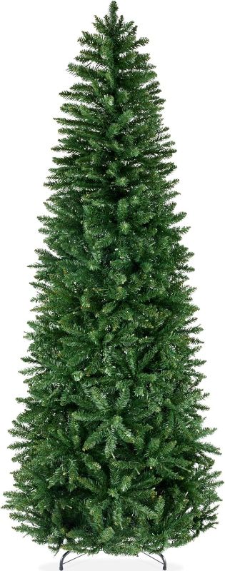 Photo 1 of 6ft Premium Artificial Tree, Realistic Spruce Holiday Decor with Lights