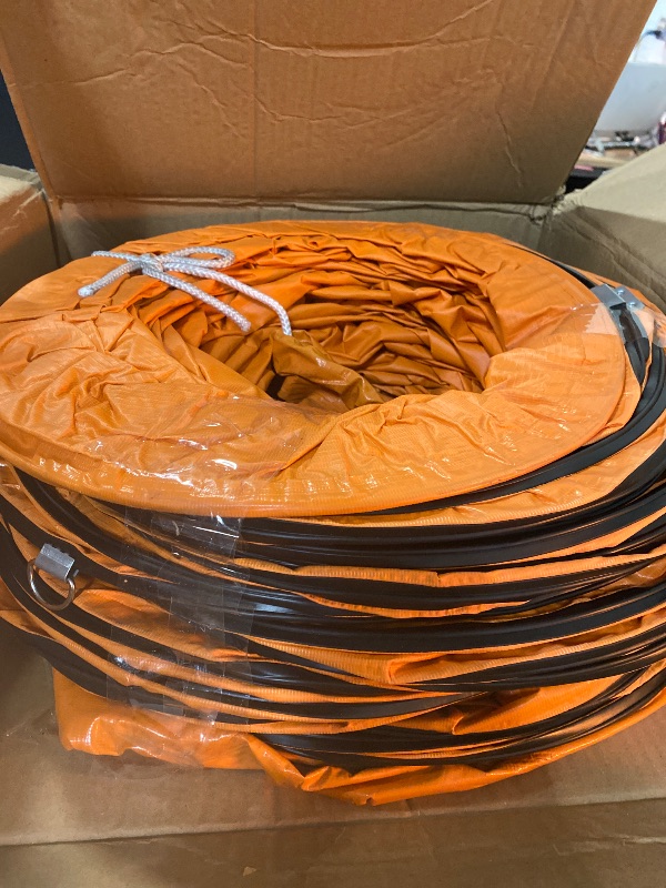 Photo 1 of VEVOR Portable Ventilator, 16 inch Heavy Duty Cylinder Fan with 16.4ft Duct Hose, 1350W Strong Shop Exhaust Blower 5175CFM, Industrial Utility Blower for Sucking Dust, Smoke, Smoke Home/Workplace