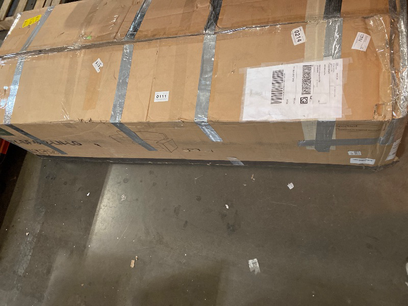 Photo 1 of 61" Rolled Arm Sofa, Easy Care Polyester, Soft Pillow Back, Pocket Coil Seat Cushions, Removable Covers, Loveseat or Couch for Small Spaces, Living Rooms or Bedrooms, Dark Gray