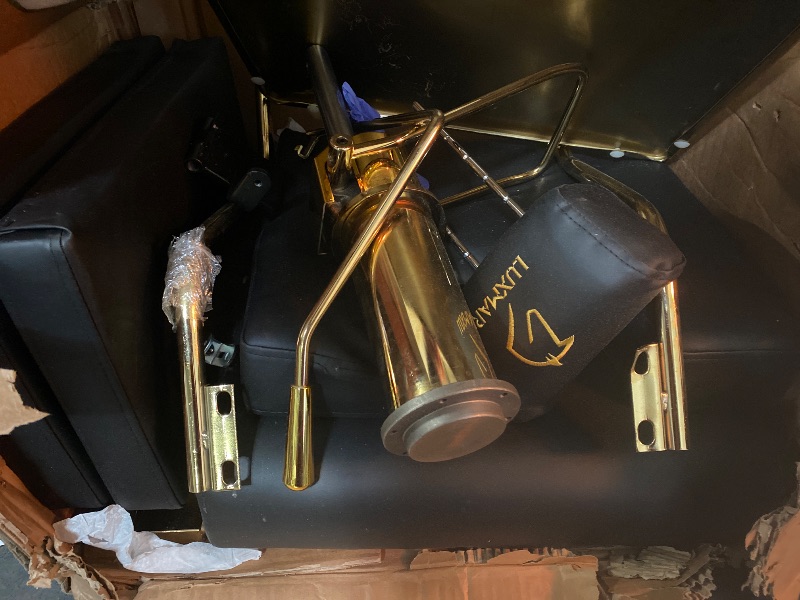 Photo 1 of Heavy Duty Barber Chair, 360° Swivel Reclining Salon Chair for Hair Stylist, Height Adjustable Hydraulic Hairdressing Chair with Footrest for Barber Shop, Beauty Salon, Hairdressers