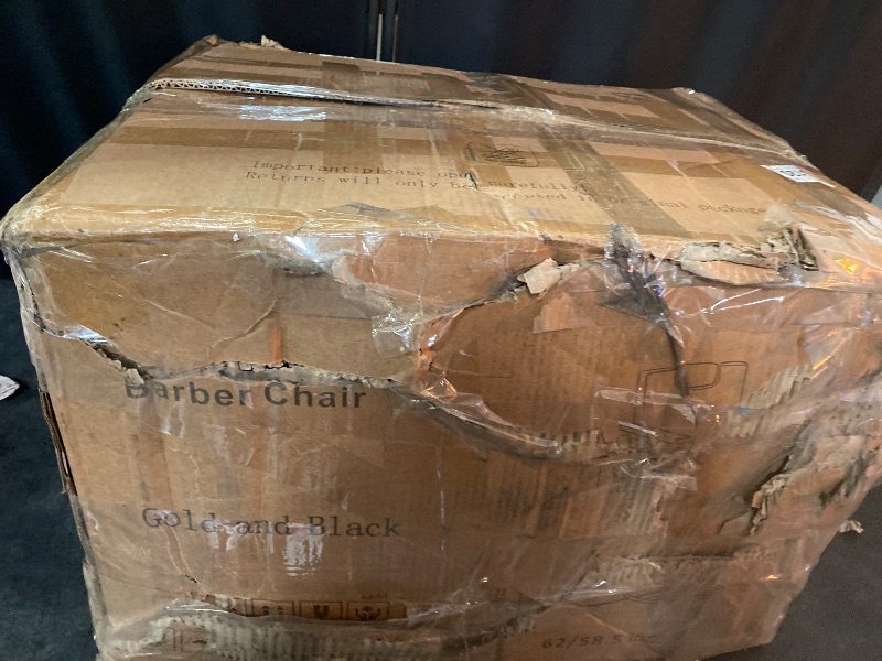 Photo 1 of Heavy Duty Barber Chair, 360° Swivel Reclining Salon Chair for Hair Stylist, Height Adjustable Hydraulic Hairdressing Chair with Footrest for Barber Shop, Beauty Salon, Hairdressers