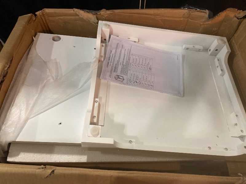 Photo 1 of 20 inch Bathroom Vanity with Sink Combo Set, Free Standing Vanity Cabinet with Soft Closing Door and Storage Rack, Solid Wood Bath Set with Ceramic Sink for Bathroom (White)