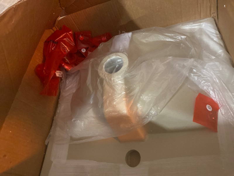 Photo 1 of 20 inch Bathroom Vanity with Sink Combo Set, Free Standing Vanity Cabinet with Soft Closing Door and Storage Rack, Solid Wood Bath Set with Ceramic Sink for Bathroom (White)