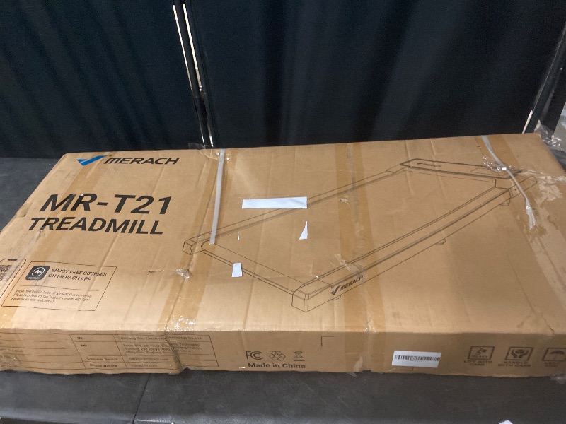 Photo 1 of MERACH Walking Pad with Incline 12% Auto Treadmill for Home, 400lbs Capacity 3.5HP Super Quiet Brushless Walking Pads Under Desk, 16.5"x41.3" Mat Walk Pad with Remote & LED W50 Walking OAD