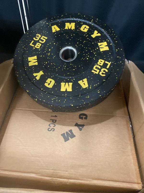 Photo 1 of 2 Inch Bumper Plates?10-500lbs?Barbell Rubber Olympic Weight Plates Set for Home Gym, Strength Training & Weight Lifting, Multiple Options Colors