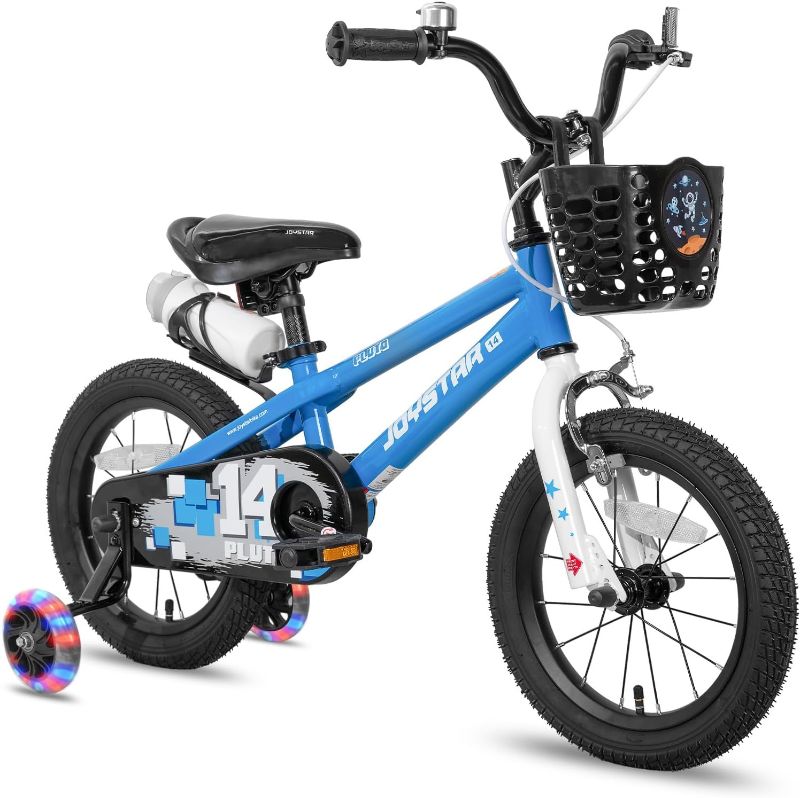 Photo 1 of JOYSTAR Pluto 12 14 16 18 20 Inch Kids Bike with Light Up Training Wheels, Kids' Bicycle for Boys Girls Age 3-12 Years, Children Bikes, Multiple Colors