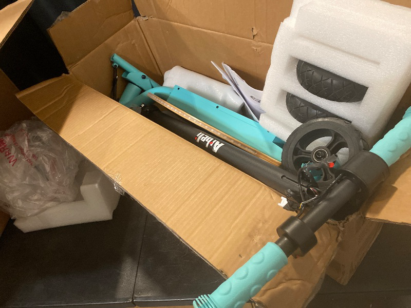 View 1 of 24V Electric Scooter for Kids w/150W Powerful Motor, Thumb Throttle, LCD Screen, Bluetooth, Light-Up Stem Deck & Wheels, 3 Adjustable Heights, 5MPH Safe Speed, 3 Wheel Electric Scooter for Kids