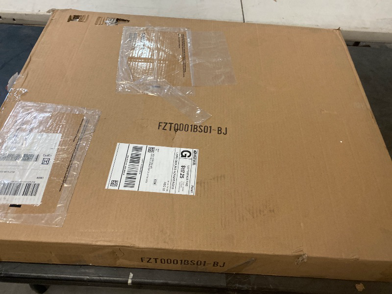 Photo 1 of Kids Vanity Table, Princess Makeup Desk & Chair Set Withtouch Light Detachable Tri-Folding Mirror, Open Storage Shelves, Wooden Girls Vanity Dressing Table, Pretend Play Vanity Set for Toddler