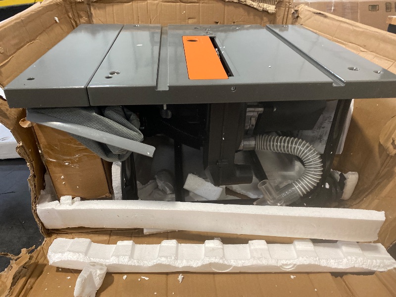 Photo 1 of Multi-function Dust-Free Table Saw with Trimmer Installation Hole, 2000W Electric Table Saw Kit, 8.5 inch Wood Saw Blades, Adjustable Angle Cutting, for DIY Woodworking and Furniture Making