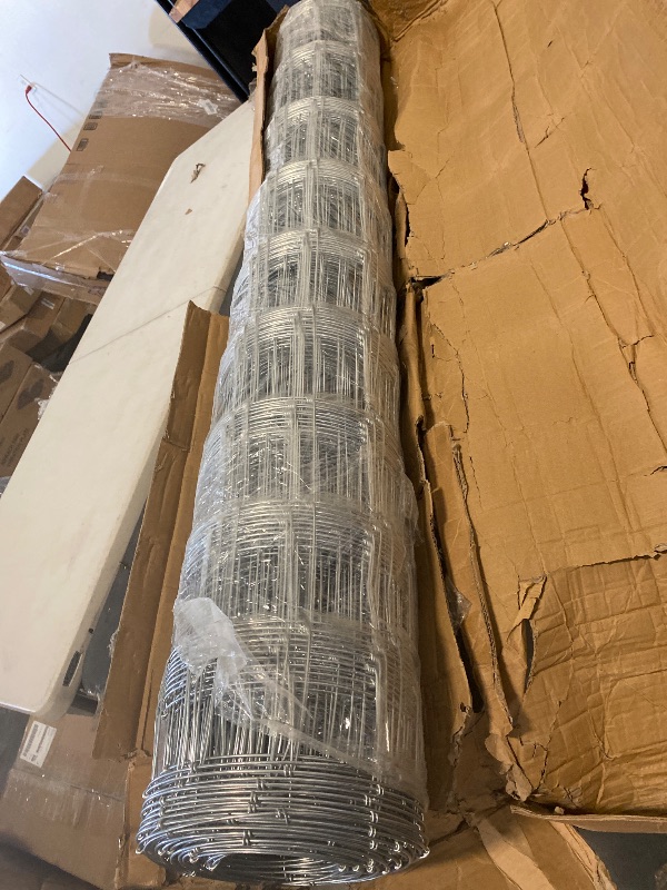 Photo 1 of 5ft x 164ft Field Fence – Heavy-Duty Galvanized Steel Livestock Fencing for Cattle, Goats, Sheep, Horses, Deer, and Hogs – Durable Farm & Ranch Animal Barrier