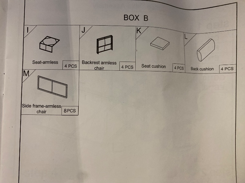 Photo 1 of 7 Pieces Outdoor Patio Furniture Set, All-Weather PE Rattan Wicker Sectional Sofa Seating with Waterproof Cushions and Coffee Table, Outdoor Conversation Set for Garden, Backyard, Balcony