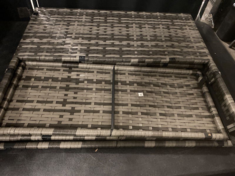 Photo 1 of 7 Pieces Outdoor Patio Furniture Set, All-Weather PE Rattan Wicker Sectional Sofa Seating with Waterproof Cushions and Coffee Table, Outdoor Conversation Set for Garden, Backyard, Balcony