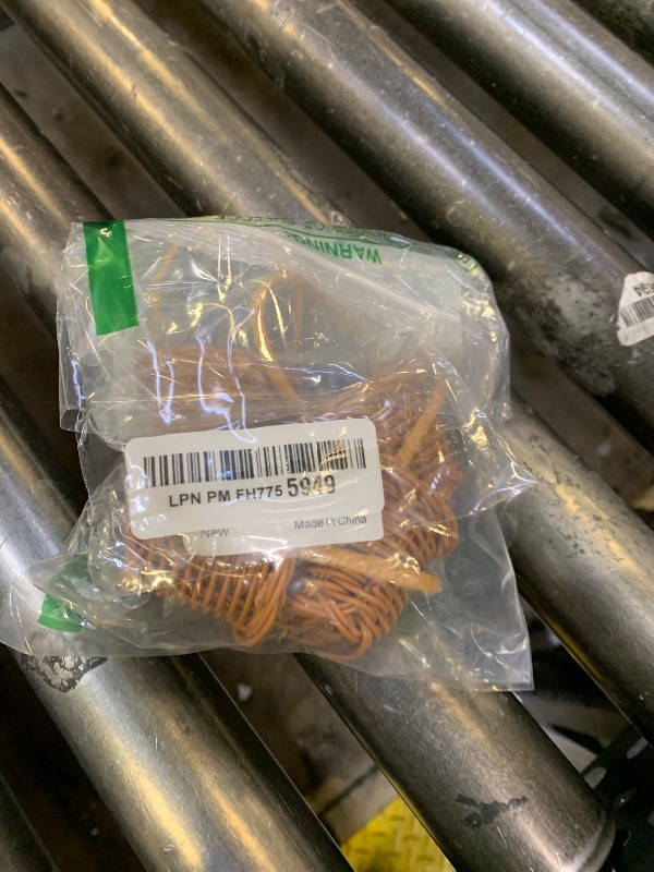 Photo 1 of Art&Beauty 4pcs Tiny Miniature Rattan Baskets with Handles Small Woven Tote Flower Fake Baskets for Outdoor Decoration Only