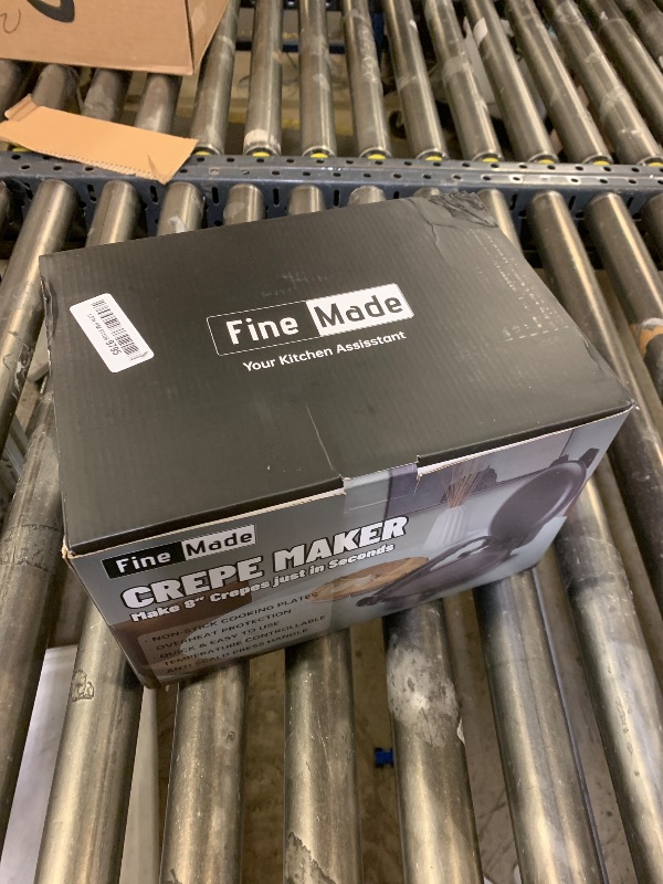 Photo 1 of FineMade Compact Roti Maker, 8'' Electric Tortilla Maker Machine, Maquina Para Hacer Tortillas, Crepe Maker,Electric Tortilla Press, Prensa Para Tortillas, Recipe Included, Black