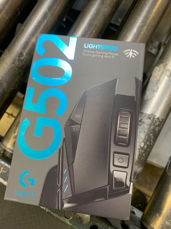 Photo 1 of Logitech G502 Lightspeed Wireless Gaming Mouse with Hero 25K Sensor, PowerPlay Compatible, Tunable Weights and Lightsync RGB - Black