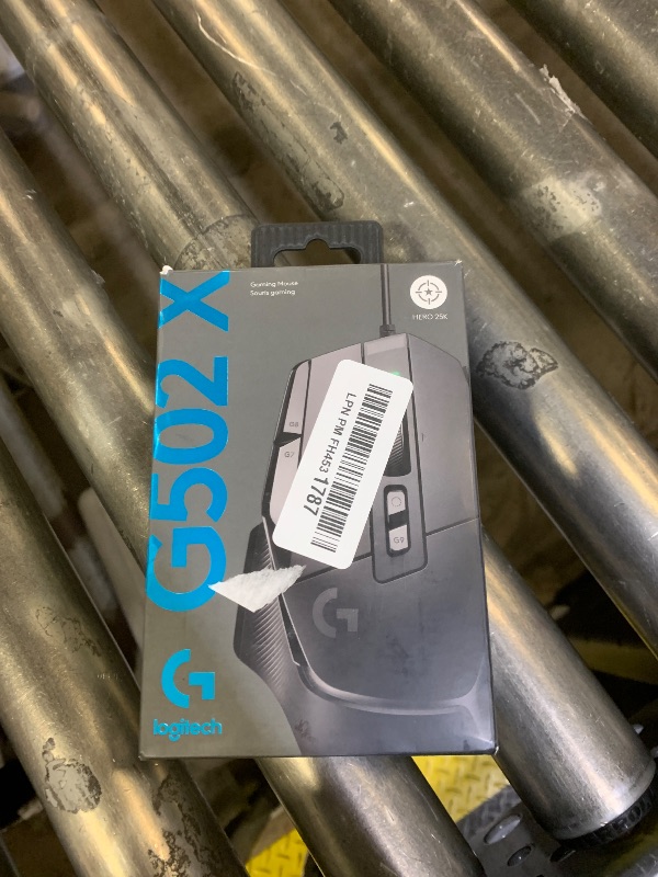 Photo 1 of Logitech G502 X Lightspeed Wireless Gaming Mouse - LIGHTFORCE Hybrid Optical-Mechanical switches, Hero 25K Gaming Sensor, Compatible with PC - macOS/Windows - Black