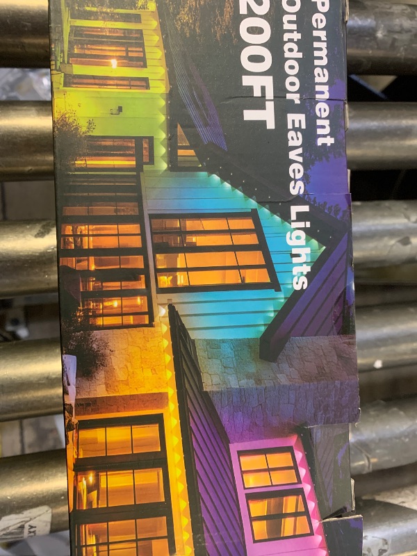 Photo 1 of YOUBST 200FT Permanent Outdoor Lights Pro: Smart AI RGBTW Light, Cool/Warm Eaves Lights for Christmas Decoration, Lighting for Outdoor, Garden Daily Decor, Compatible with Alexa, Google Assistant