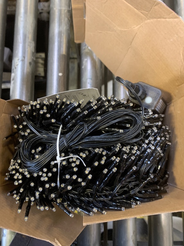 Photo 1 of 108FT 2200LED Christmas Cluster Lights, Warm White Christmas Tree Lights Outdoor, Firecrackers String Light with 12 Modes Timer Remote, Waterproof Plug in Twinkle Fairy Light for Xmas Tree Garland