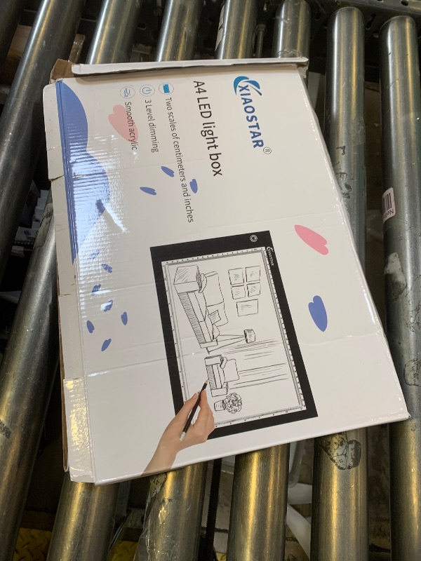 Photo 1 of XIAOSTAR Light Box Drawing Pad, Tracing Board with Type-C Charge Cable and Brightness Adjustable for Artists, AnimationDrawing, Sketching, Animation, X-ray Viewing (A4) Not Rechargeable