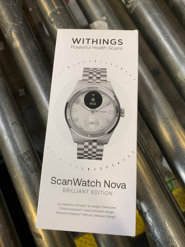 Photo 1 of Withings ScanWatch Nova Brilliant Health Smart Watch for Women/Men with ECG, SPO2, Temperature, Sleep, Respiratory Health, Menstrual Cycle Tracker, 30D Battery