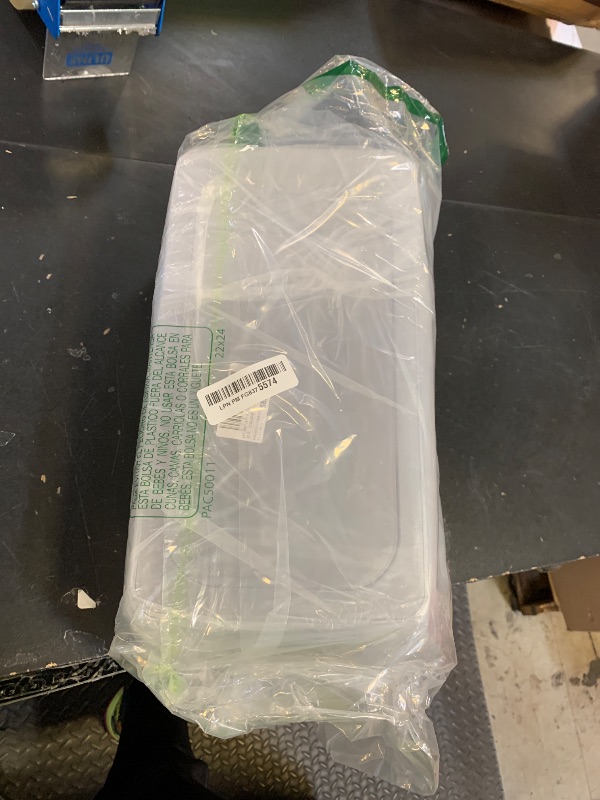 Photo 1 of 10 Pcs 1/3 Size Clear Food Pan Lids Polycarbonate Universal Handled Hotel Pan Cover Table Catering Plastic Food Pan Lid with Handle Restaurant Commercial Pan Covers for Food Fruits Vegetables